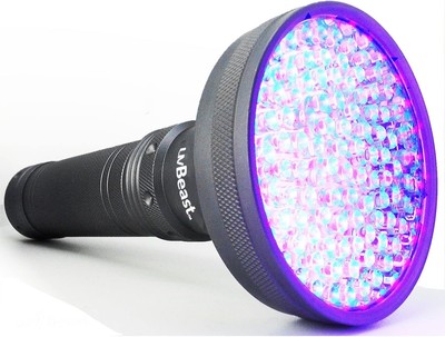Enhanced V2 UV LED Flashlight with Wide Flood Effect - Commercial & Domestic