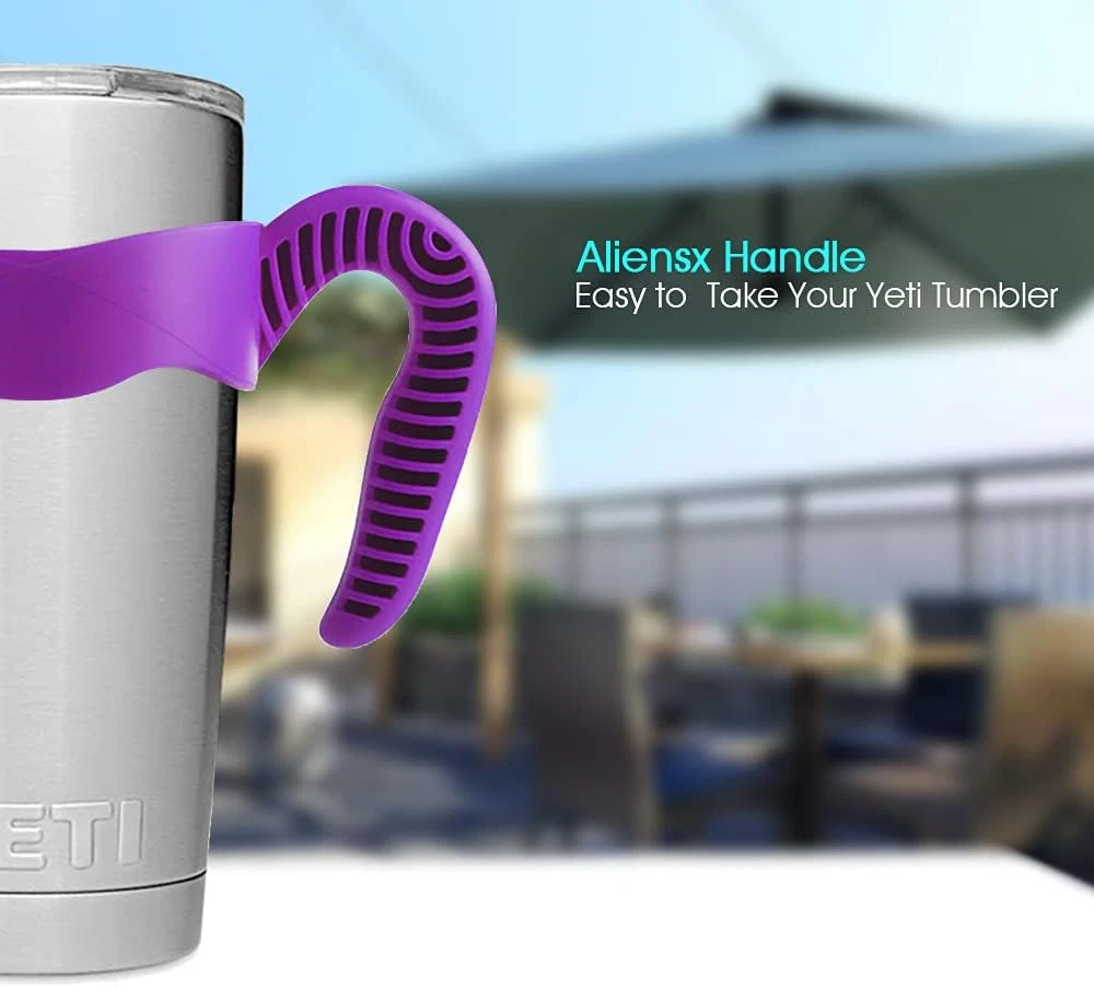 Tumbler Handle for YETI Rambler Cup, anti Slip Mug Grip Cup Holder for Stainless
