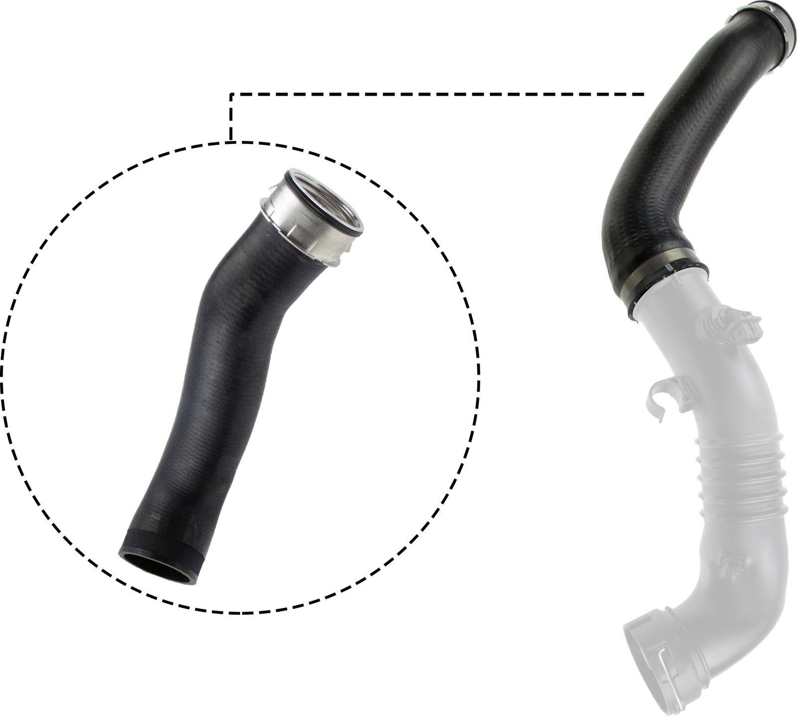 2x ✅Fits GATES-PRZEWODY 09-0182 AIR SUPPLY HOSE TURBO ⭐UK Seller⭐ - Image 4