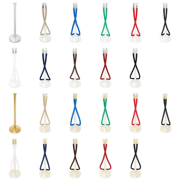 Absperrkordel Absperrseil Absperrleine Tau Abgrenzungsständer Personenleitsystem