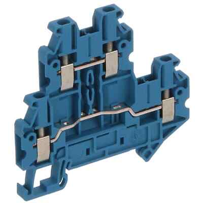 3PC PHOENIX 3044649 Terminal Block Connector DIN Rail Feed Thru Screw 26-12 AWG