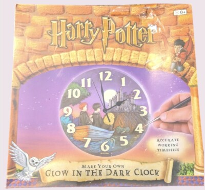 Harry Potter 2001 Make Your Own Glow In The Dark Uhr Neu Sammlerstück