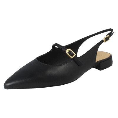 Damen Clarks Schnalle Verschluss Riemchenschuhe - Sensa15 Glanz