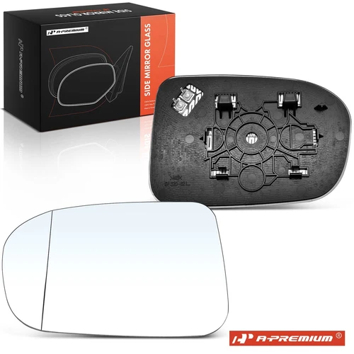 A-Premium Driver Mirror Glass Heated w/Power Adjust for Honda Civic 2014-2015