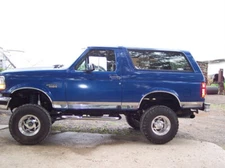 1987-1996 Ford Bronco  Stainless Rocker Panel Trim Bodyside Molding 6"