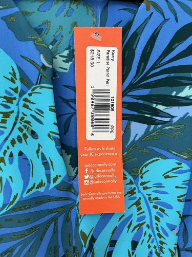 Vestido Megan Jude Connally GRANDE Paradise Parrot Nuevo con Etiquetas $218 - Imagen 4 de 7