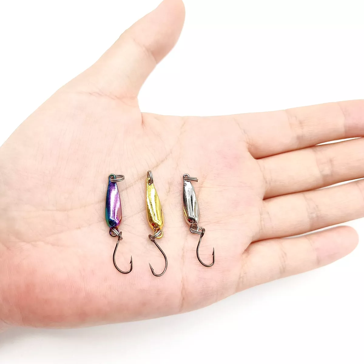 10PCS Micro Metal JIG Fishing Lure 1g-7g Jig Spoon Jigging Bass Fishing  Tackle