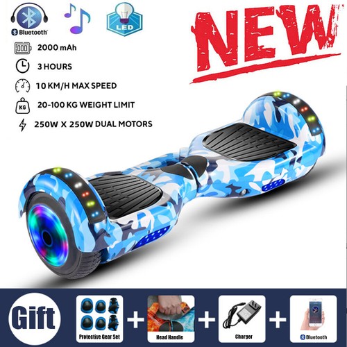 Hoverboard Bluetooth Self-Balancing Electric Scooters LED Hover 2Wheels Board-UK - Picture 2 of 11