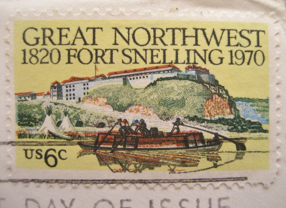 United States Stamps GREAT NORTHWEST 1820 FT SELLING 1970 First Day Issue Stamp - Image 3 of 4