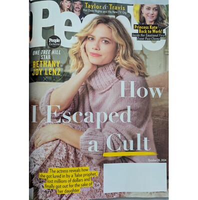 People Magazine October 28, 2024 - Bethany Joy Lenz, Taylor & Travis