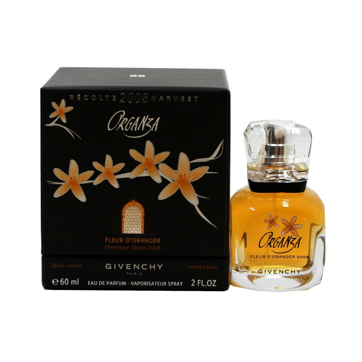 GIVENCHY ORGANZA RECOLTE 2008 HARVEST FLEUR D'ORANGER EAU DE