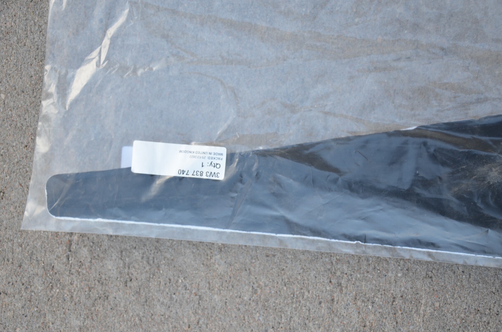 New Genuine Bentley Continental Right Door Noise Sound Insulation 3W3837740