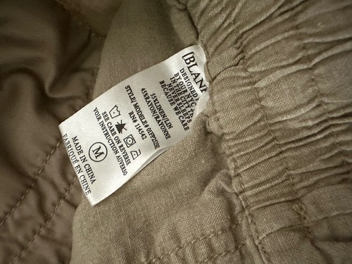 BLANK NYC beige cotton jogger pants w/ pockets Women's M - Picture 4 of 4