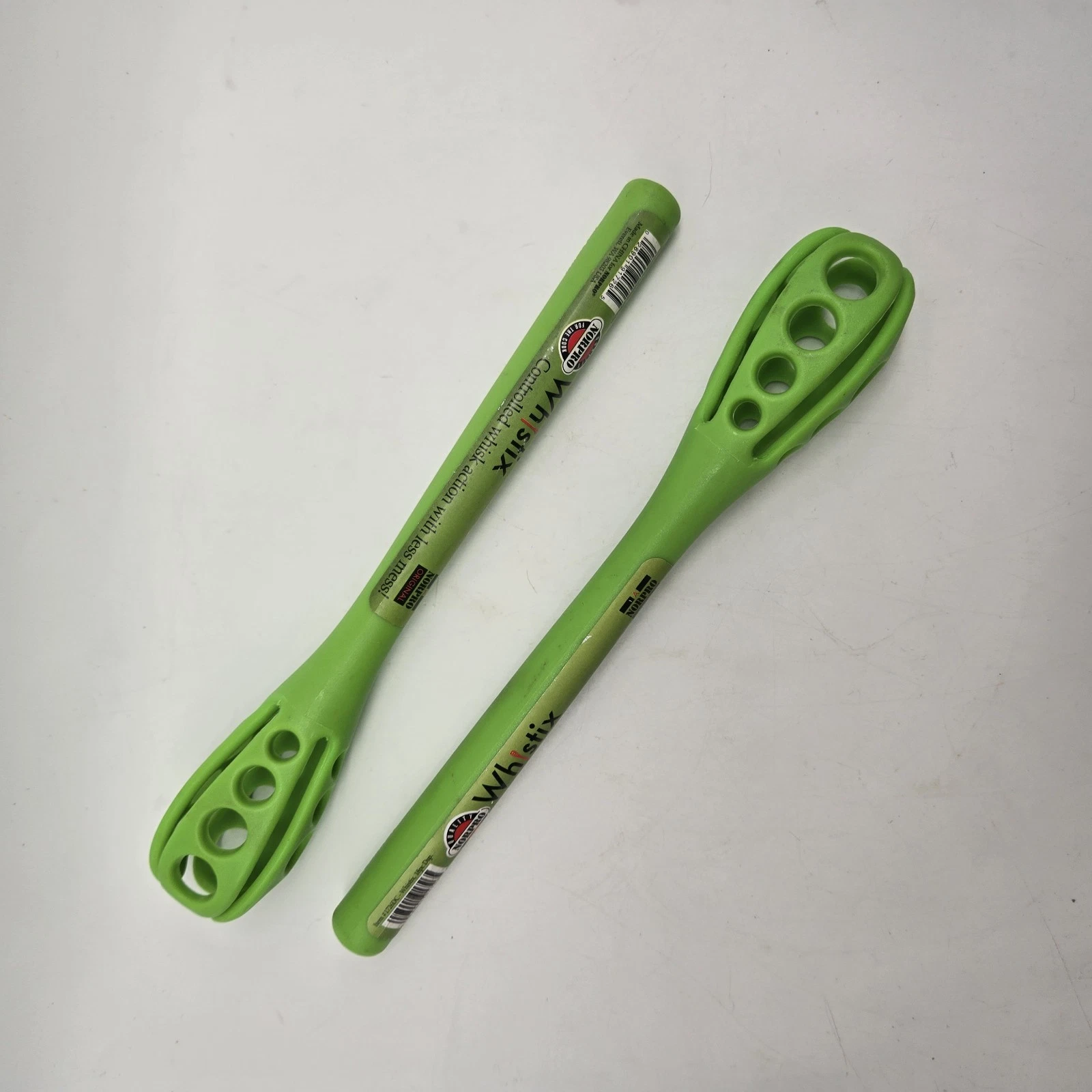 2 Norpro Whistix Heat-Resistant Aerating Whisk Mixing Stick Green 1726DC Small
Opens in a new window
