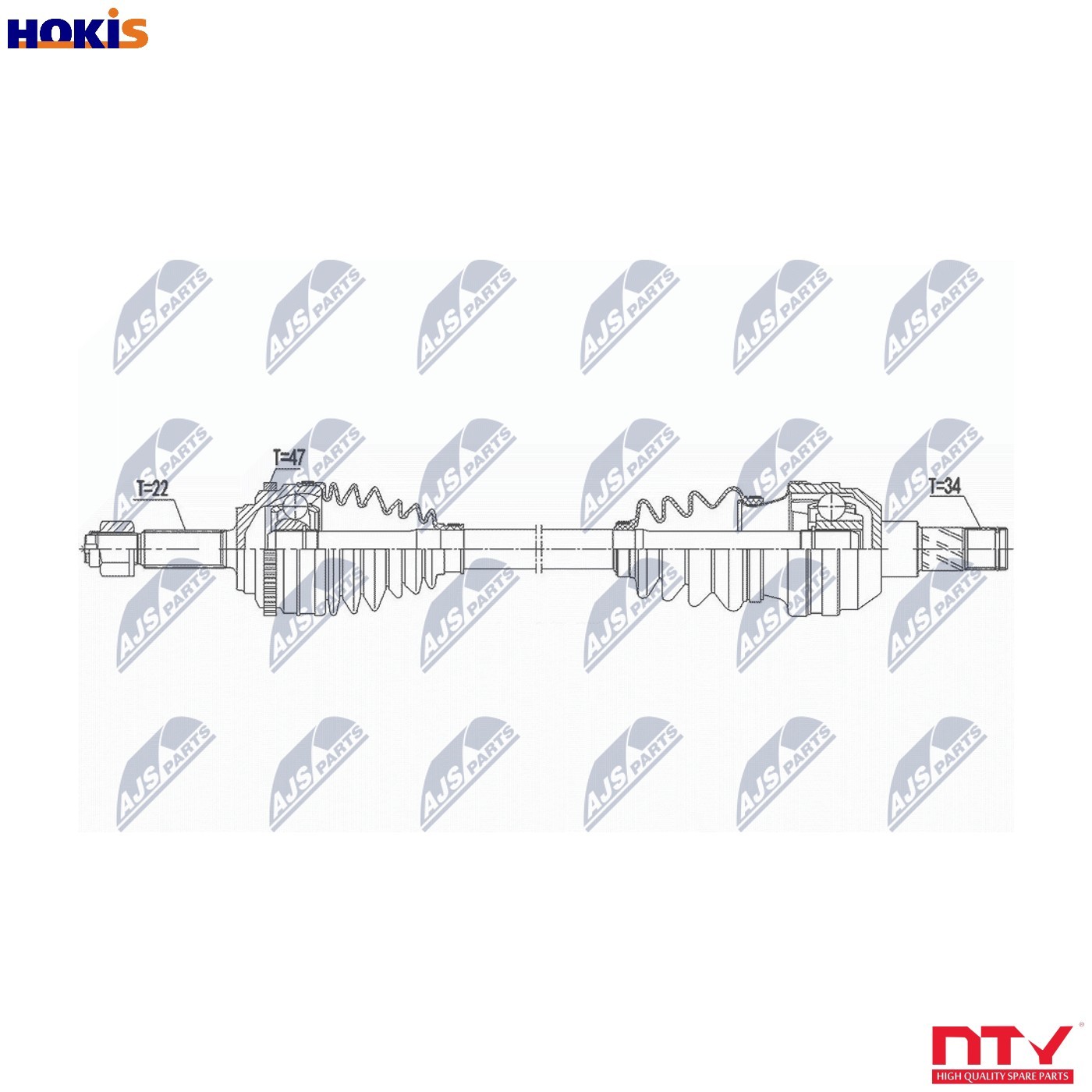 DRIVE SHAFT NPW-DW-039 FOR DAEWOO CHEVROLET AVEO/KALOS/Hatchback F14D3 1.4L 4cyl - Image 6