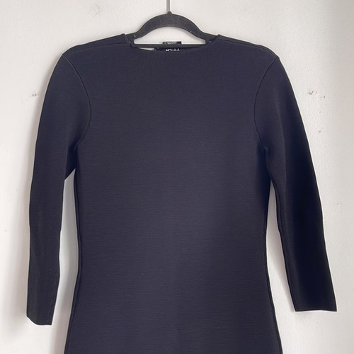 ANTHRO TY-LR Strick Langarm Body auf sexy Form tailliert Midikleid Gr. S - Bild 5 von 6