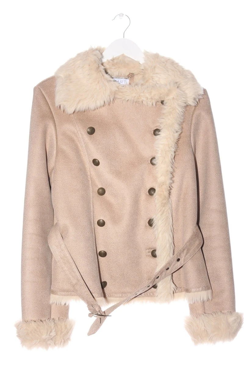 APART Kunstfelljacke Damen Jacke Gr. DE 38 nude Casual-Look