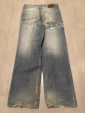 Vintage G-Unit Jeans Mens 34 X 32 Blue Baggy Wide Leg 50 Cent Y2K Hip Hop Skater