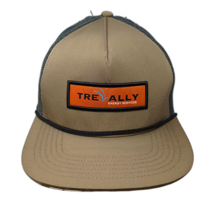 #ad Staunch Treally Energy Services Trucker Hat Brown Gray Camo Snapback Cap OS $20.00