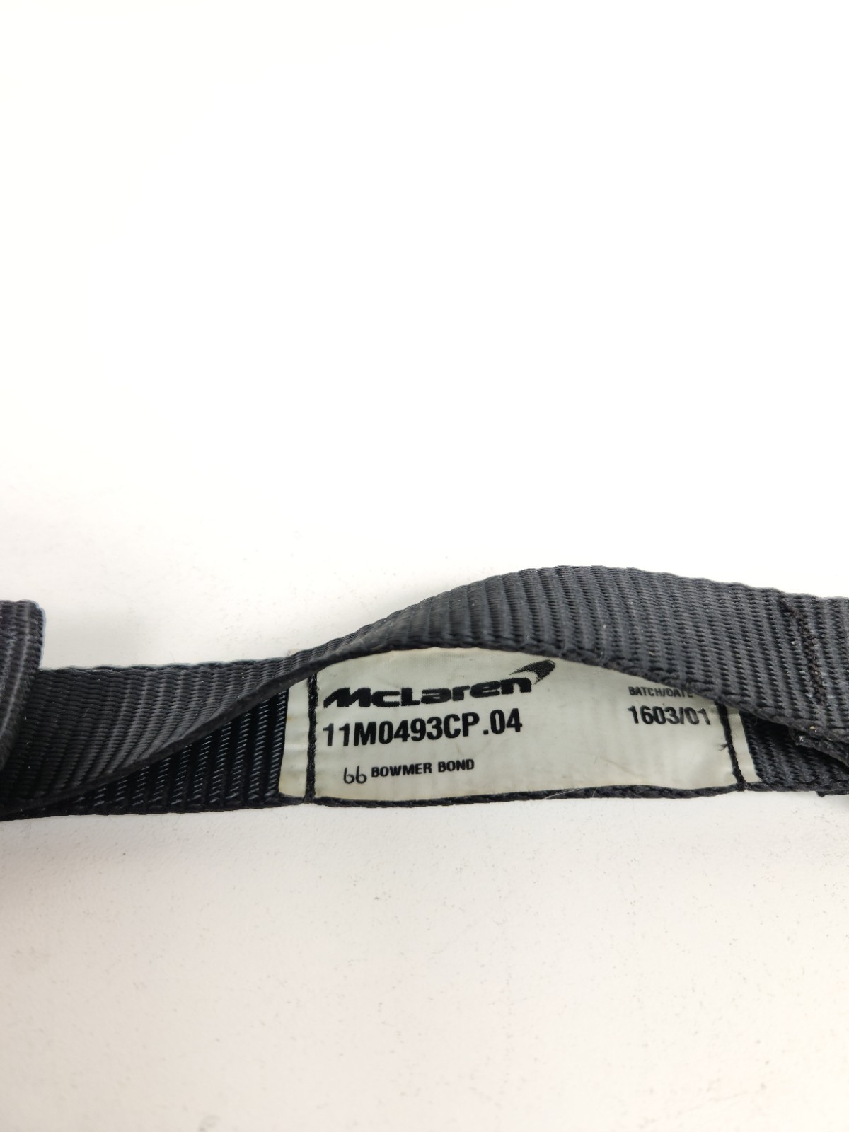 2015-2016 MCLAREN 650S BATTERY HOLD DOWN STRAP CLAMP HOLDER BRACKET OEM 