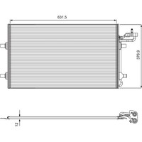 Valeo 814323 Kondensator Klimaanlage FüR Volvo V50 S40 C70 C30 533 544 545 542