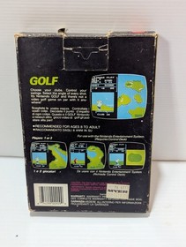 Golf (Nintendo, 1985) Complete Manual CIB Boxed With Foam