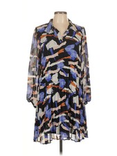 Nine West Women Blue Casual Dress M