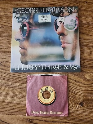 George Harrison factory sealed 'Thirty Three & 1/3' 1976 USA LP Mint- cond w/ 7''