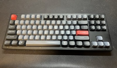 Keychron V3 Wired Mechanical Keyboard, QWERTY English, Black/Gray/Red Keys