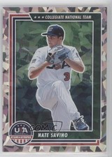 2022 Panini USA Baseball Stars & Stripes Cracked Ice 12/23 Nate Savino #27 tj1