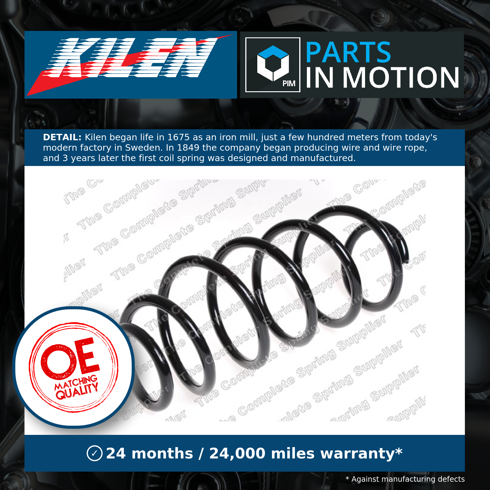 Fits LESJ�FORS 4095844 Coil Spring - Image 3