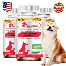 Dog COQ10 capsules help improve heart function muscle health respiratory health