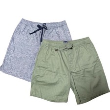 Lot of 2 NWOT Gap Men's 7" Drawstring Pull On Elastic Waistband Shorts Sz M