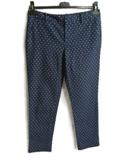 Tommy Hilfiger navy polka dot jeans size US8 / UK12 measurements in desc 28.5" L