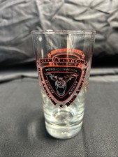 Poto Cervesia ARMY Beer Glass Clear with Logo Barware One Pint 4 Ounce 4.75”