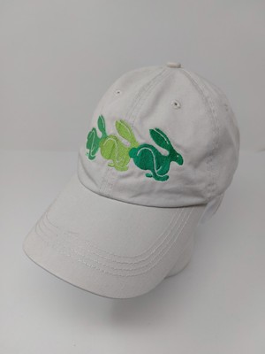 Running Rabbit Strap Back Dad Hat Adjustable Cap
