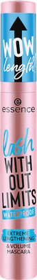 2X Essence Lash OHNE LIMITS Waterproof Mascara - 03 Black Waterproof