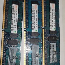 Hynix 6GB 3x2GB DDR3 PC3-10600R ECC Registered DIMM RAM HMT125R7BFR8C-H9