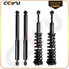 Full Set 4 Front Struts Springs Mounts Rear Shocks For 2007-2013 Toyota Tundra
