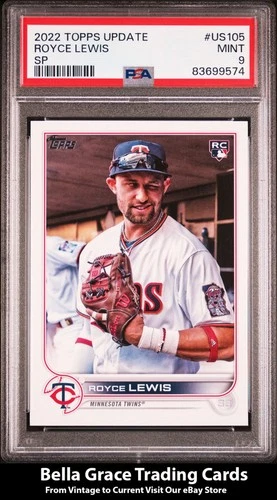 2022 Topps Update Royce Lewis #US105 Minnesota Twins SP PSA 9 MINT MLB Baseball