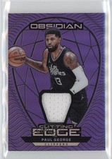 2023-24 Panini Obsidian Electric Etch Purple Flood /49 Paul George #CE-PGE 6q5