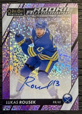 Lukas Rousek 2023-24 Autographs Violet Pixels #Rlr Rc Auto OPC Platinum /99