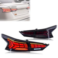 LED Tail Lights for Nissan Altima 2019-2026 SR SV Black Rear Lamps Pair Assembly
