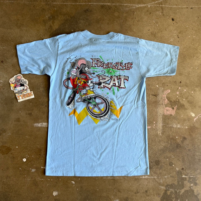 1986 DEADSTOCK VINTAGE 80s ED ROTH RAT FINK CARTOON T-SHIRT SZ S