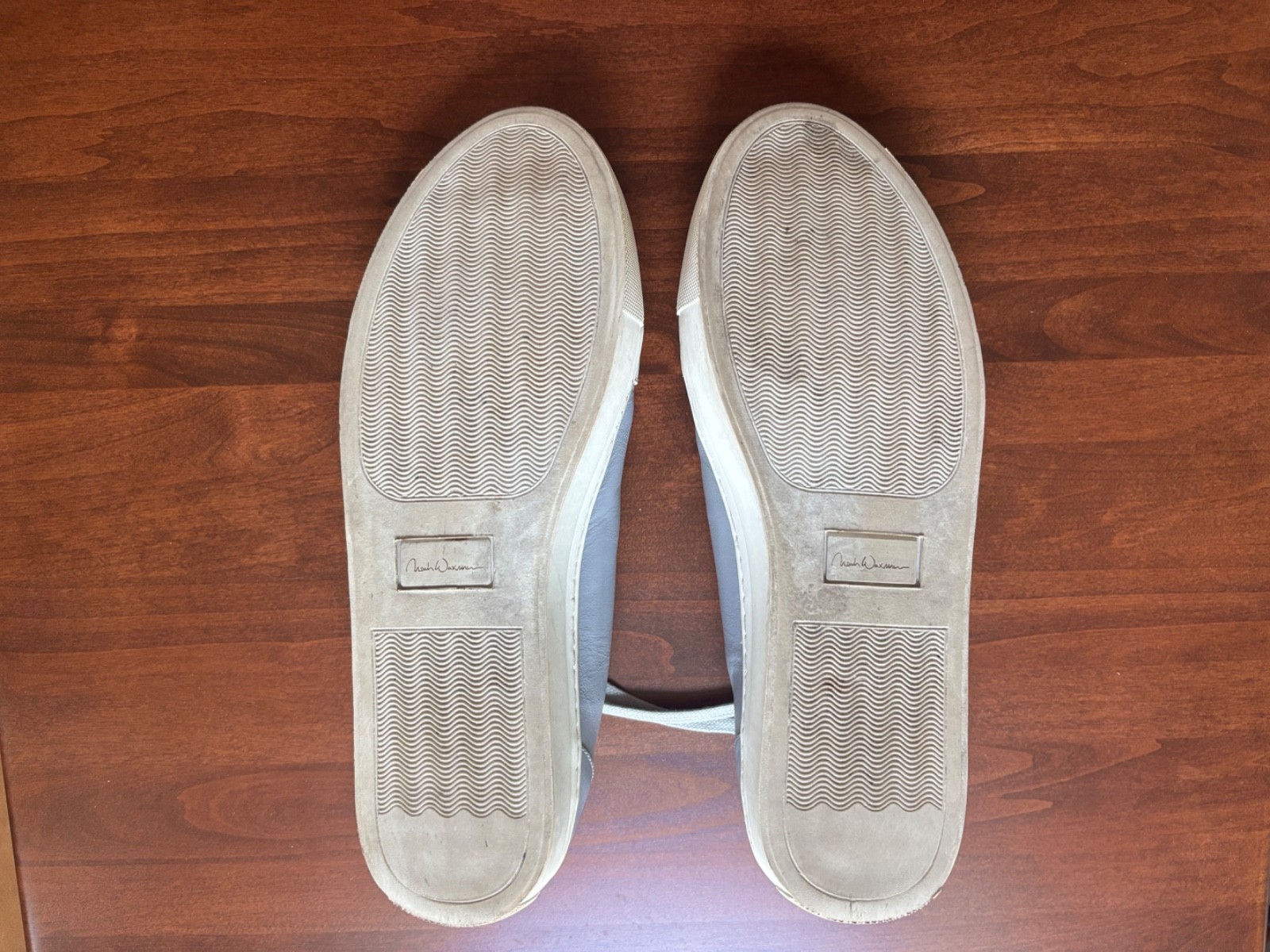 SAOLA Scarpe da uomo Noah Waxman Gotham ll SN2CLF sneakers in pelle grigio bianco