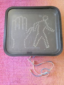 Pedestrian Traffic Crossing Sign Crosswalk Walk Light Signal LEOTEK