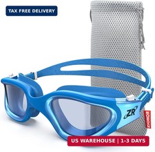 ZIONOR Swim Goggles, G1 MAX Polarized Anti-Fog Swimming Goggles for Men Women