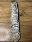 Roll Of 20 Walking Liberty Silver Half Dollars - AU/BU   - Many MS / UNC Toned