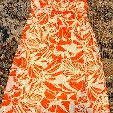 American-eagle Women's Orange Dress Size 4 Y2K