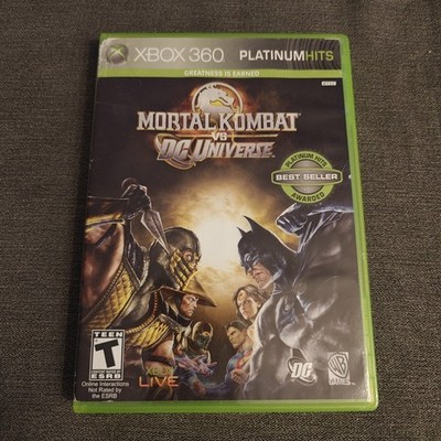 Mortal Kombat vs. DC Universe Xbox 360, 2008 No Manual, VGC Working Disc And Art